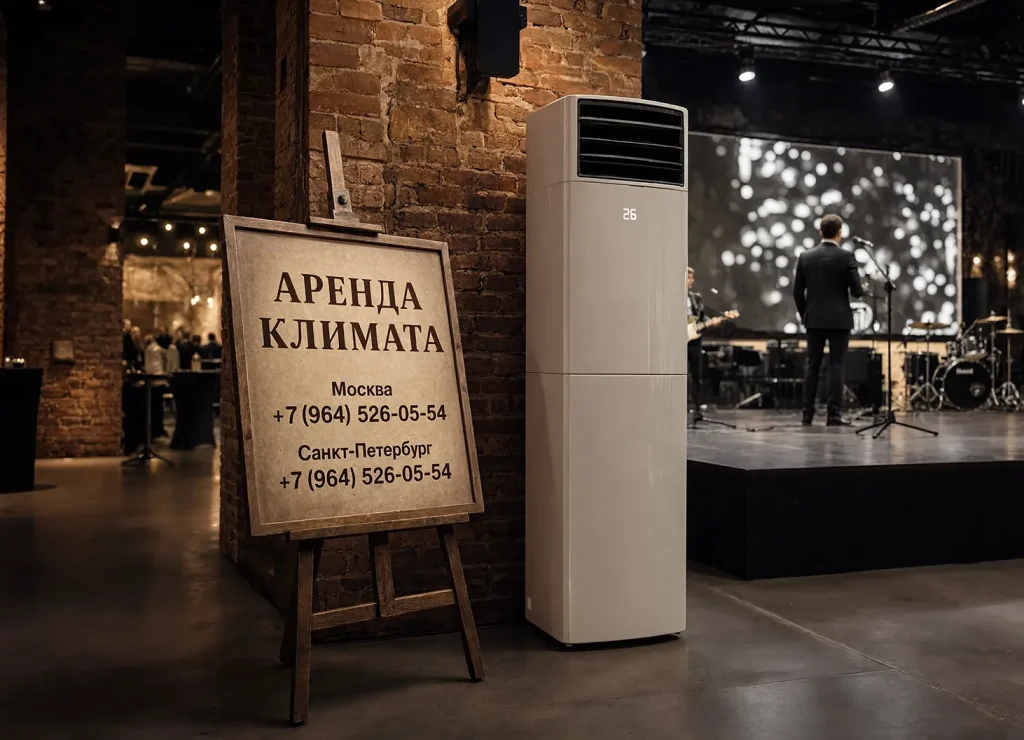 Аренда колонных кондиционеров для мероприятий