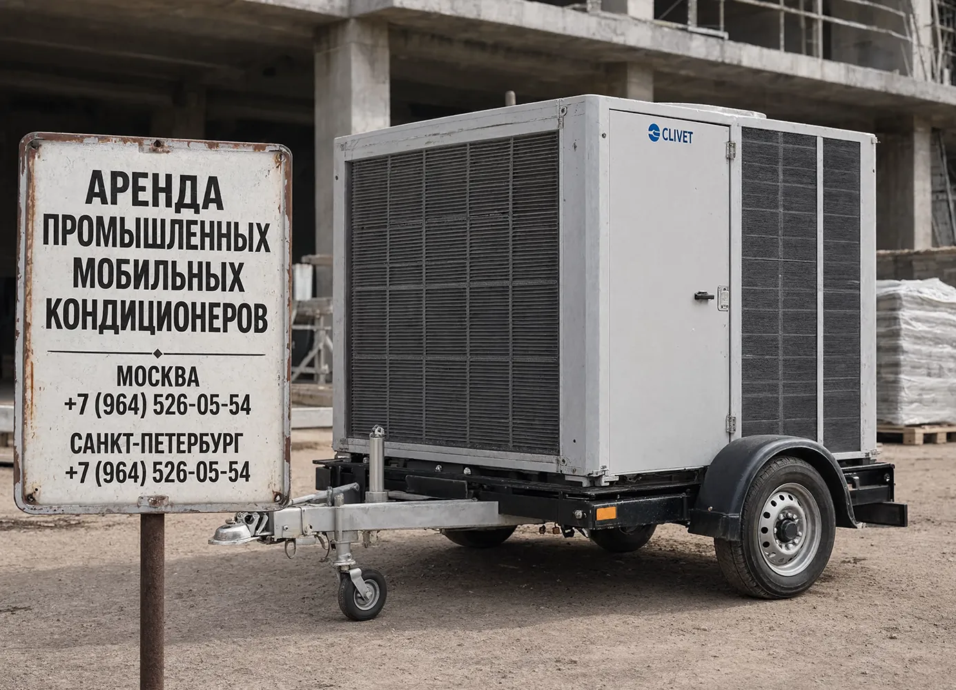 Аренда промышленных мобильных кондиционеров