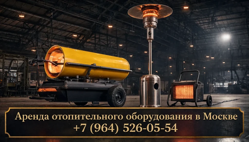 Аренда отопительного оборудования в Москве